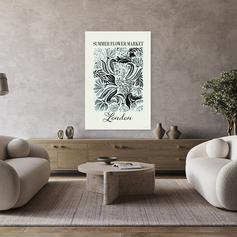 Art mural contemporain contemporain, H 48 po x l 32 po