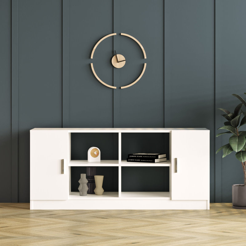 Cayl 61.8cm Kitchen Pantry, White