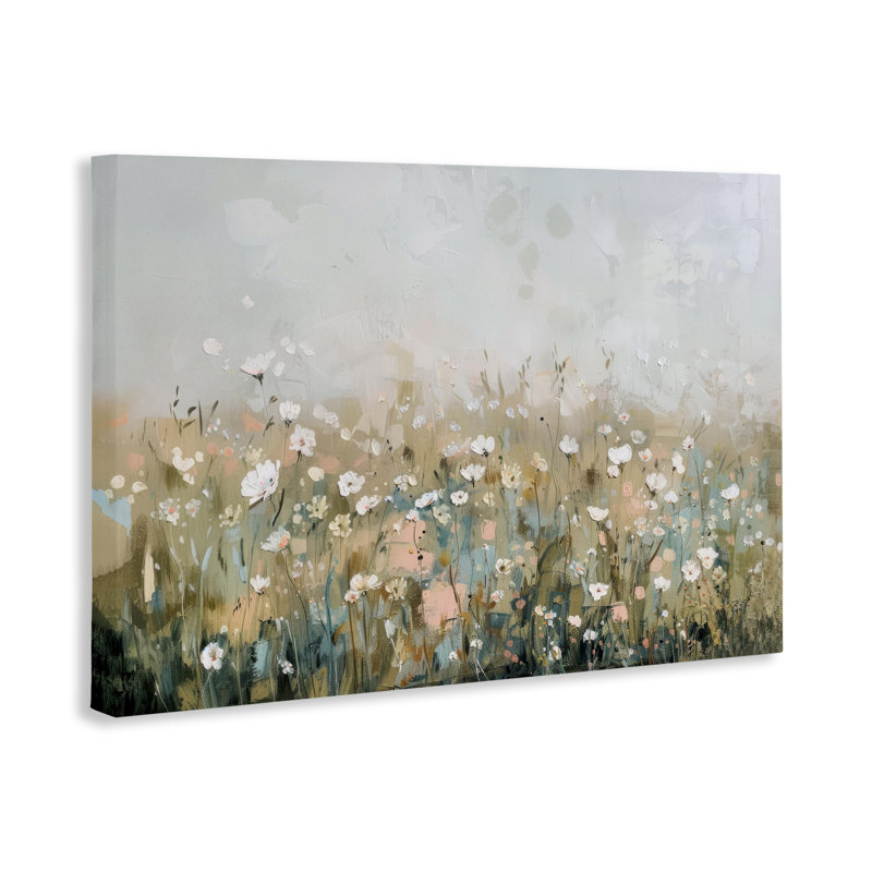 «Pastel Meadow Wildflowers», conception par Elara Yasna, H 24 po x l 36 po