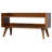 Solid Wood Nordic Storage Bench, Open Storage,