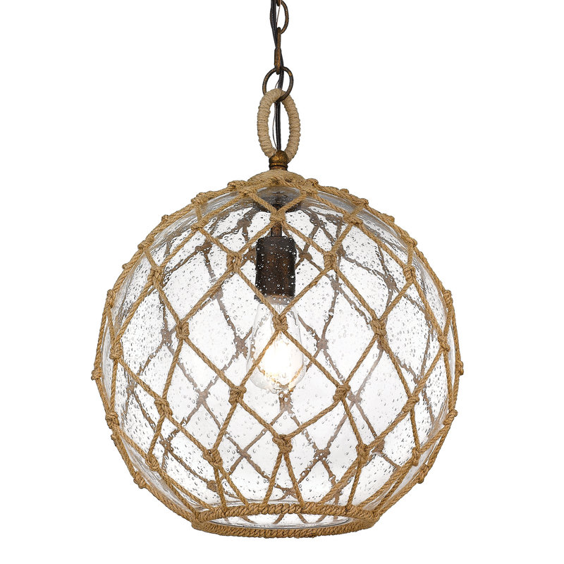 Pawlowski 1 - Light Burnished Chestnut Sphere Pendant