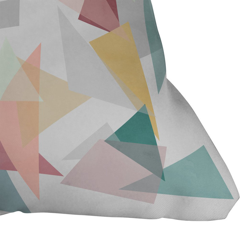 Coussin intérieur / extérieur Mareike Boehmer Triangle Confetti 1, 16 po x 1 po