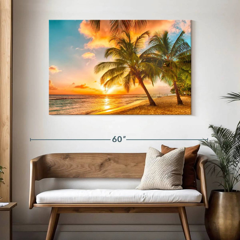 Barbados Island, reproduction sur toile, L 32 po x H 48 po
