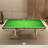 Folding 6.56'Pool Table with Wheels-130161168