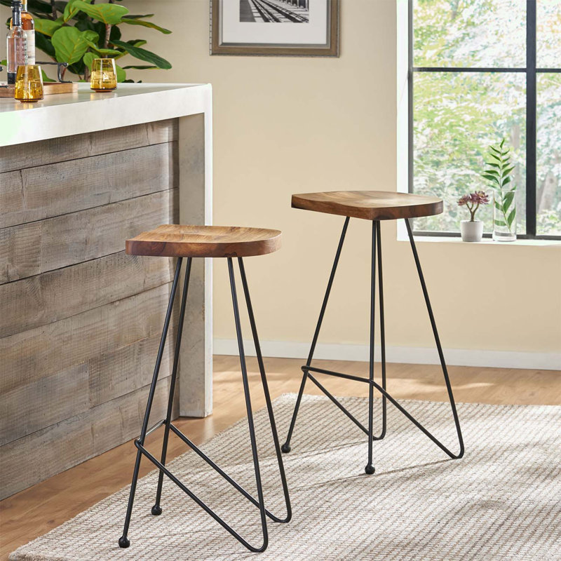 Tabourets de siège larges 13,7 po Awna