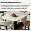 Table de salle à manger 78,74 po Wabi-Sabi Art Travertine-1508546598