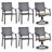 Leonard 6 - Person Patio Dining Set with Rectangular Table , Cushions Included-1876334957