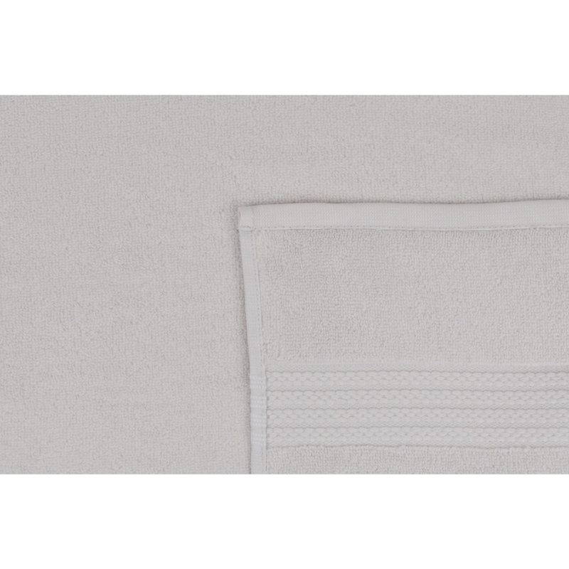 Ensemble de serviettes 100% coton 2 pièces Humera, Gris clair