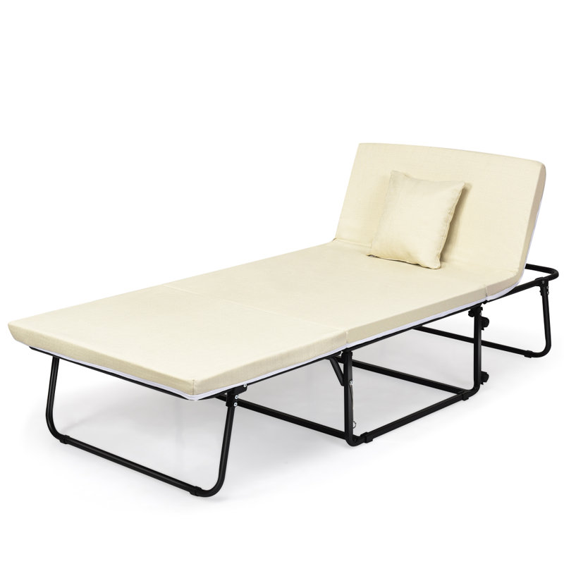 Arletha Twin 196cm Upholstered Futon And Mattress