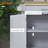 Kitchen Island Cart Rolling Trolley Cart With Drawer, Storage Cabinet & Towel Rack-121085378