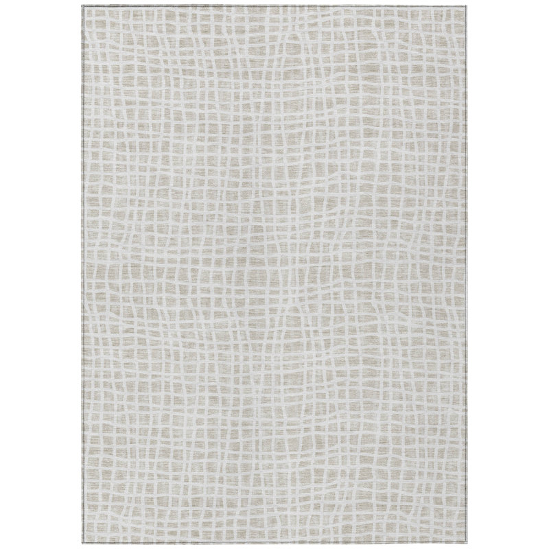  Finck Non-Slip Indoor / Outdoor Door Mat, Rectangle 2'6" x 3'10"