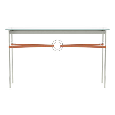 Equus 54" W Glass Top Console Table