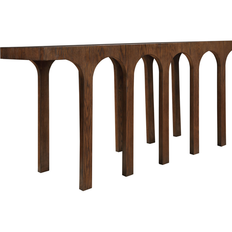 Brint 70'' Solid Wood Console Table, Brown