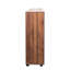 Rangement pour chaussures avec tablettes réglables et portes à persiennes élégantes-121048046-121048049