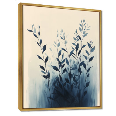 Baisden minimalisme solitude des feuilles en monochrome II - plantes, art mural
