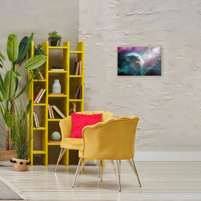 Toile Eclipsing Cosmos Planets, design par Ali Chris