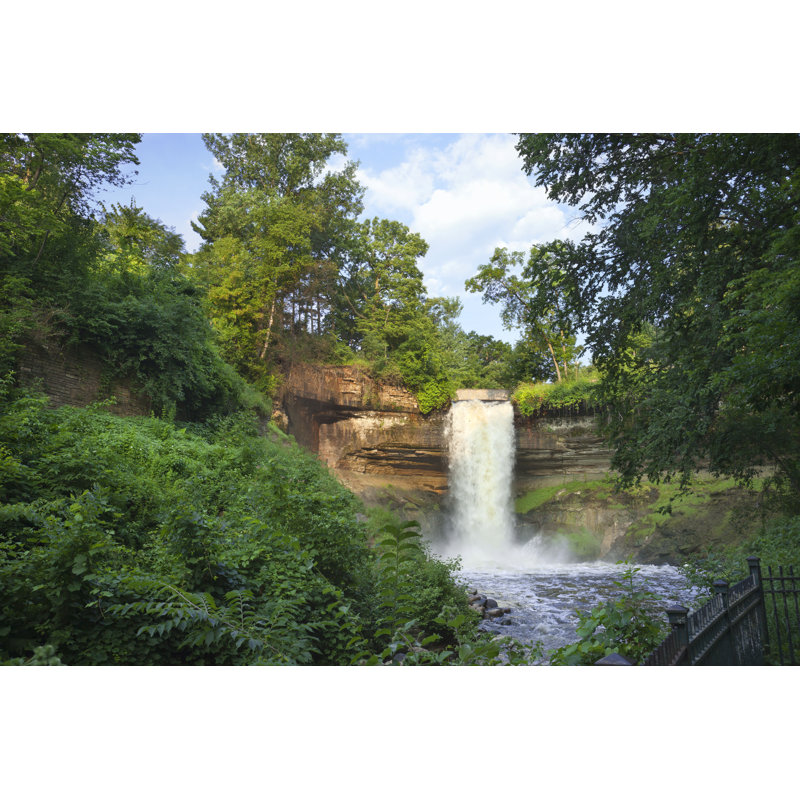 Minnehaha Falls par Willard - Photographie sur toile tendue, L 12 po x H 8 po