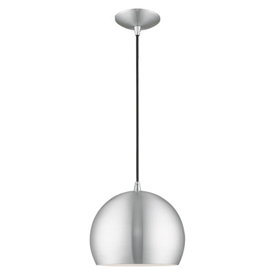 Luminaire suspendu en forme de dôme à 1 lumière Schultz