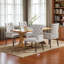 Fauteuils de salle à manger rembourrés Elegant-1254959041