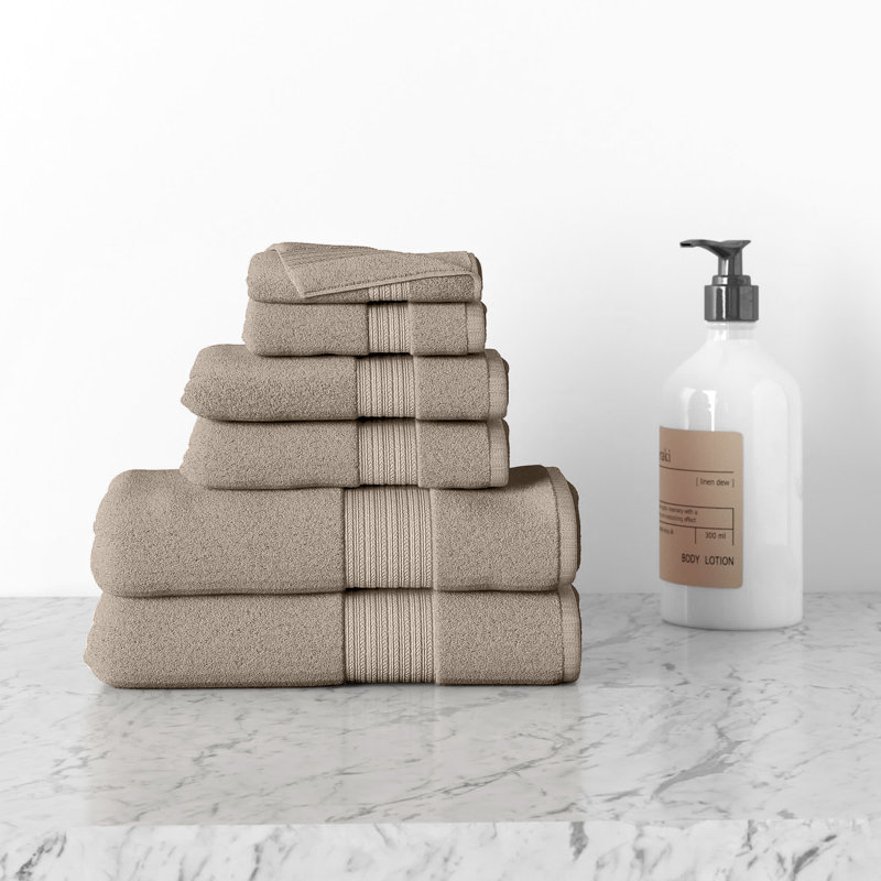 Leone 100% Cotton Plush Mulit-Size Set, Linen