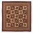 Ninepatch Farmhouse / Country Cotton Patchwork Quilt