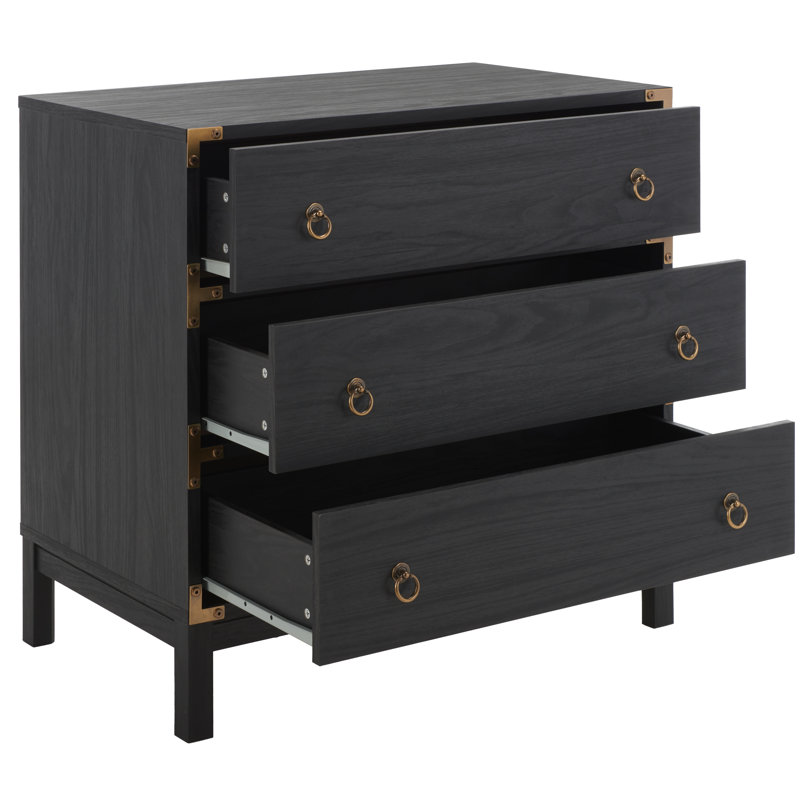 Gerome Accent Chest, Black