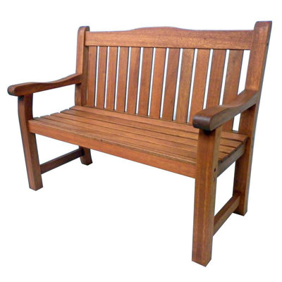 Meis Solid Wood Traditional Bench