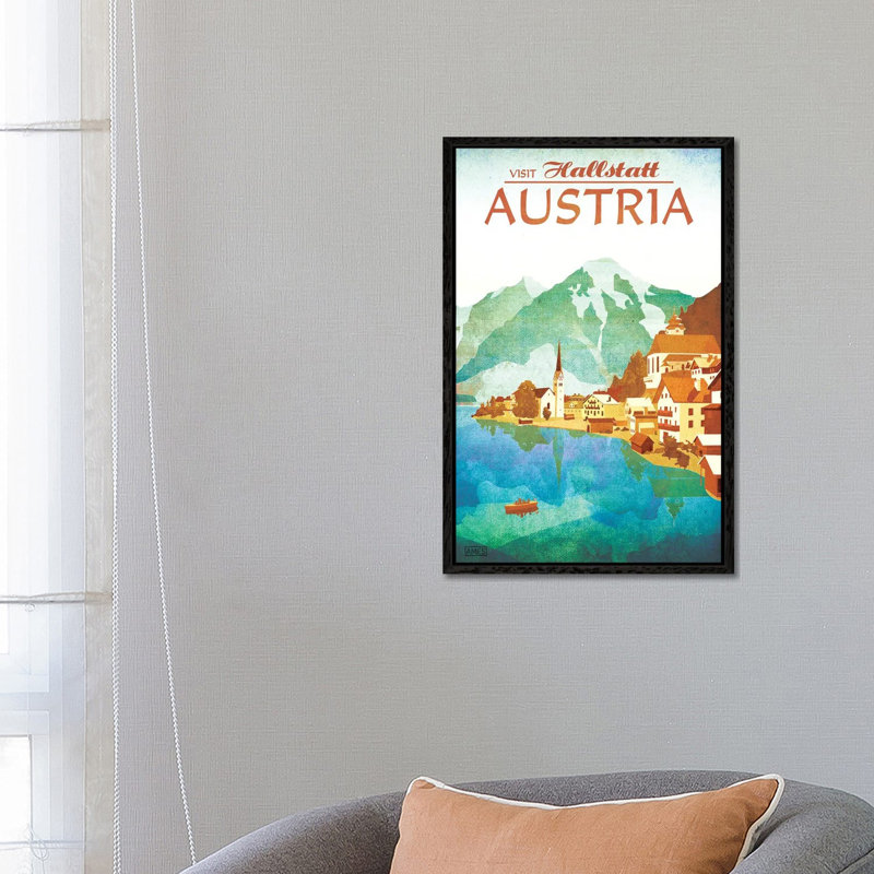 Austria-Hallstatt by Missy Ames - Print on Canvas, Black, 66.04 cm H x 45.72 cm W