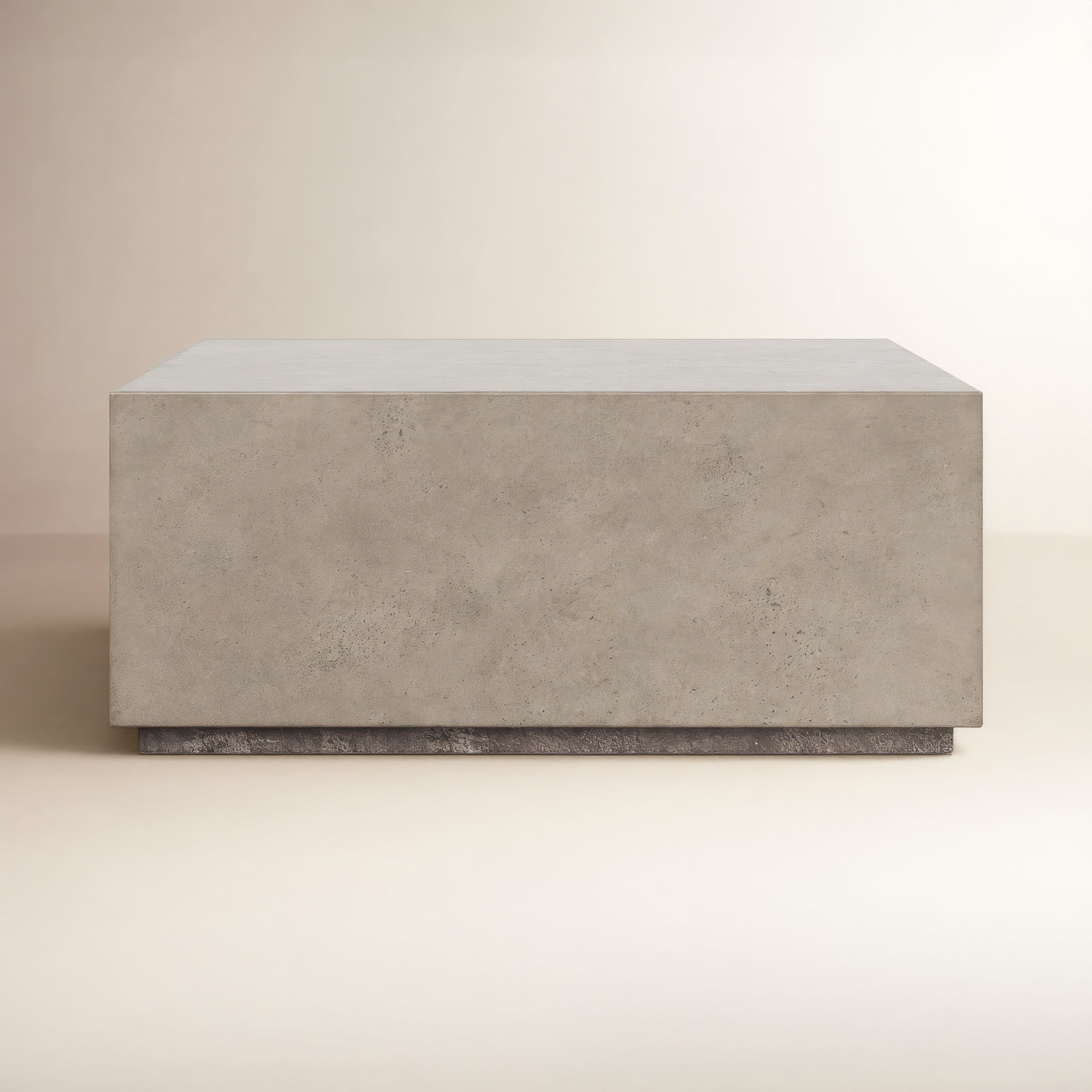 Kareen 47" Square Coffee Table, Dark Gray, 16.5" H x 39.5" W x 39.5" D