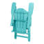 Ensemble de conversation d'extérieur 5 pièces Adirondack avec table basse ronde-108401483