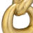 Akshayan Metal Aluminum Decorative Object Abstract Knot Modern Sculptural Accent Piece Contemporary Art-Inspired Home Design Accessory Freestanding Tabletop Geometric Form Handmade Style-722573508