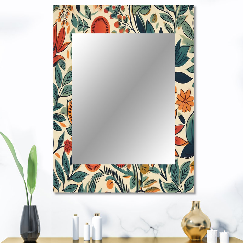 Symphonie verte de fougère verte, 40 po x 30 po