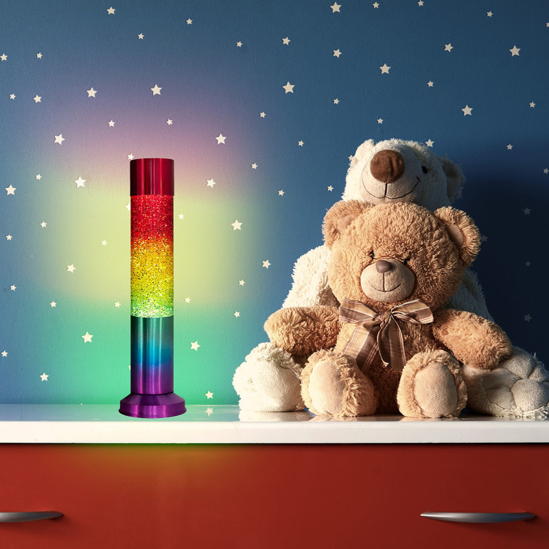 Baby Rainbow Glitter Lamp
