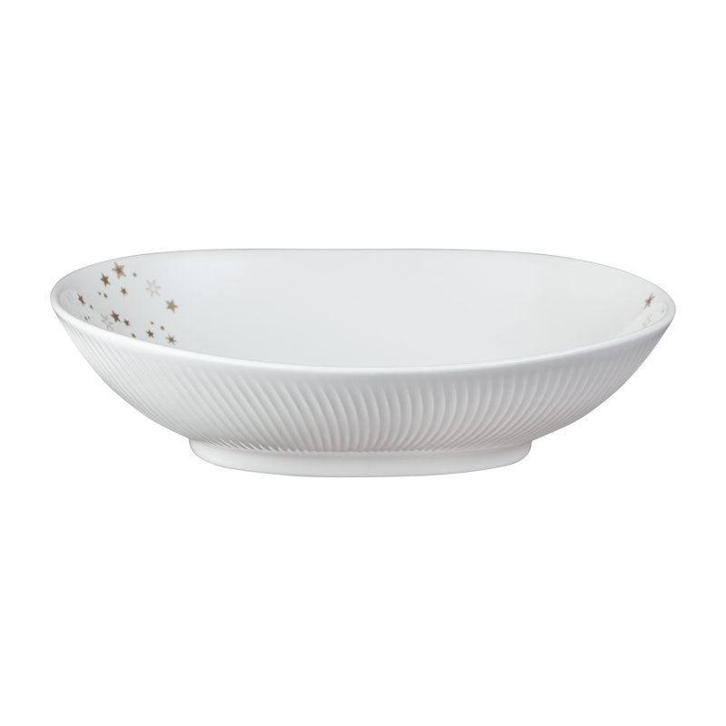 Porcelain Stars Serving Bowl