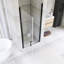 36-37 3/8 "Porte de douche pivotante sans cadre-114657521