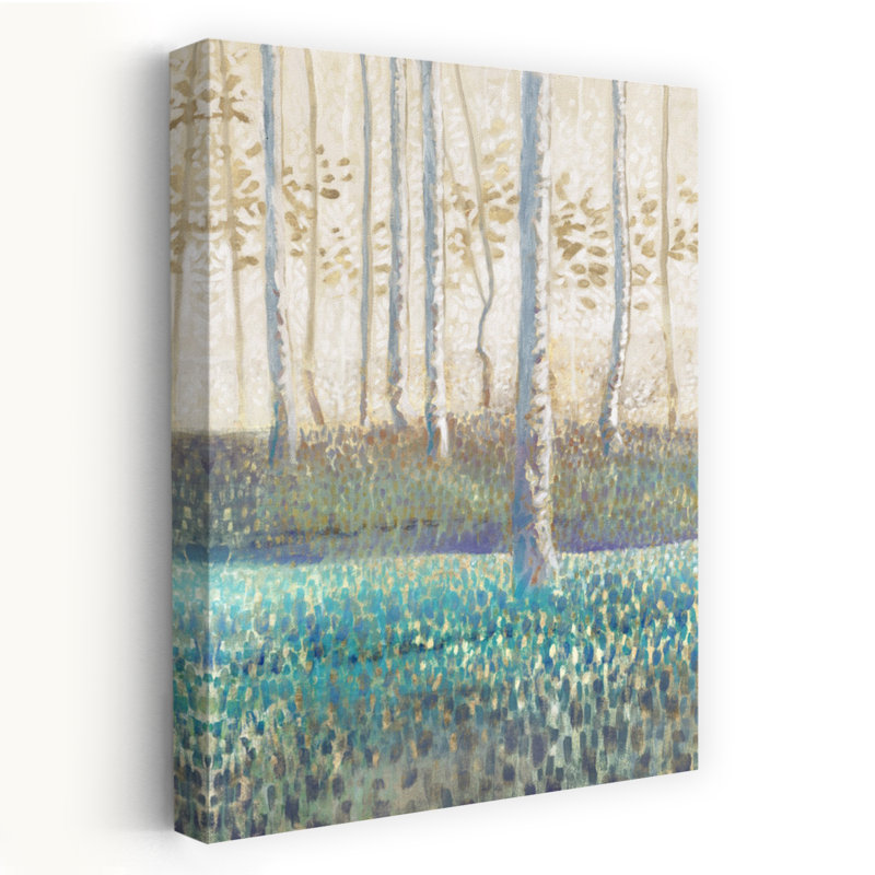 Comprehension Ii Landscape Tree Forest Nature Painting Impressionism Art Abstract Art Contemporary, 24" H x 16" W