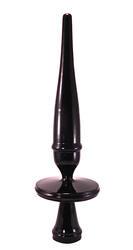Fleuron de toit Gard Provence, Noir lustré, H 48 po x l 15,5 po x P 15,5 po