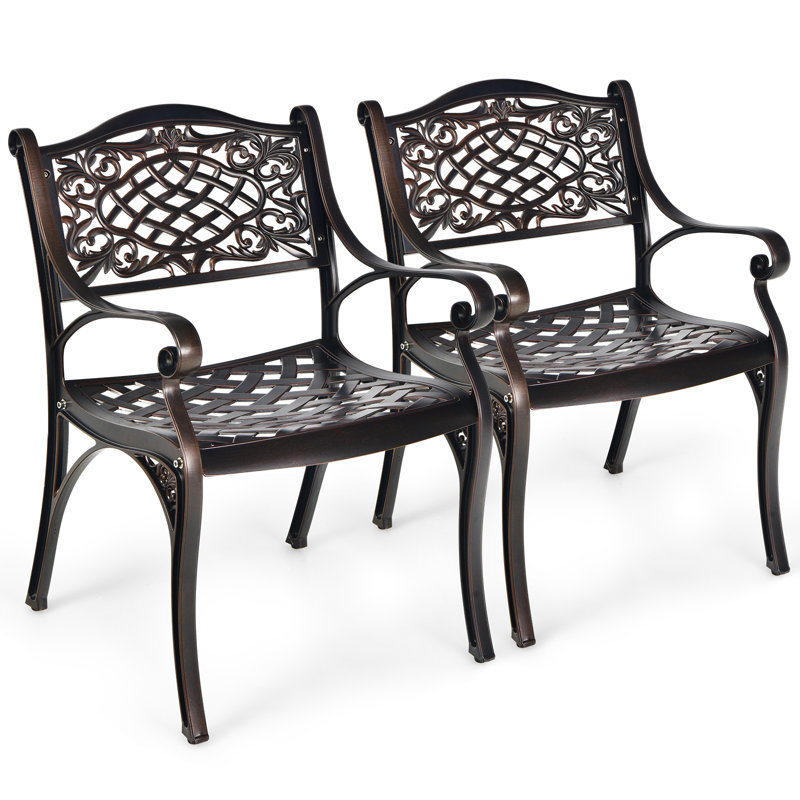 Parmer Outdoor Patio Dining Armchair