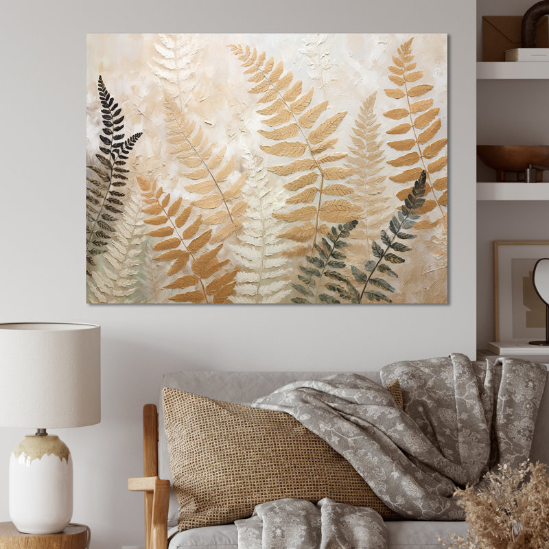 Golden Ferns Silent Symphony III, H 30 po x l 40 po x P 0,5 po, Toile tendue