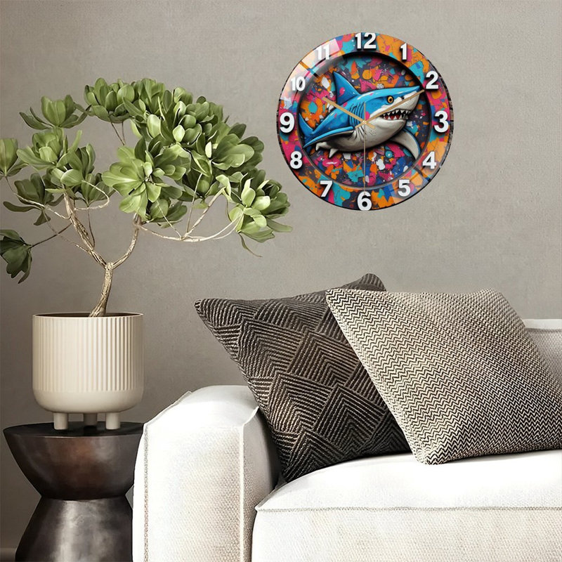 Horloge murale Shark