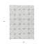 Tapis intérieur lavable abstrait gris et beige 9 pi x 12 pi