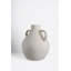 Vase en papier mélangé blanc H 13,6 po et diamètre 11,8 po Perth-459942683