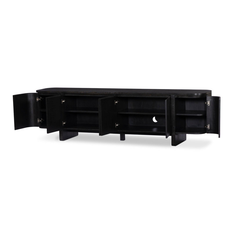 Console média Evani Karmella Elle, Chêne noir usé