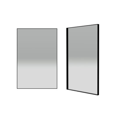 Metal Flat Wall Mirror