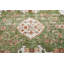 Grand tapis turc vintage vert 5 x 8 pour l'élégance de la chambre à coucher avec un design coloré Oushak Boho