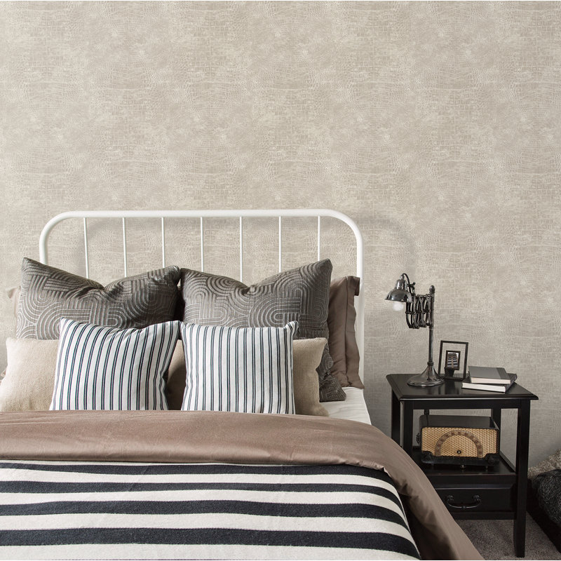 10m x 53cm Matte Wallpaper Roll, Taupe