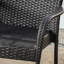 Chaises empilables grises en PE 4 pièces pour la détente en plein air, avec un design élégant, une construction, un espace et une salle à manger entièrement assemblée, avec des pieds minces, un motif tissé, une performance durable et empilable