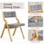 Ensemble de 2 chaises pliantes rembourrées et rembourrées S-Design Modern-130036924-130036923