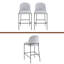 Tabouret de bar intérieur en métal, ensemble de 2-968699355