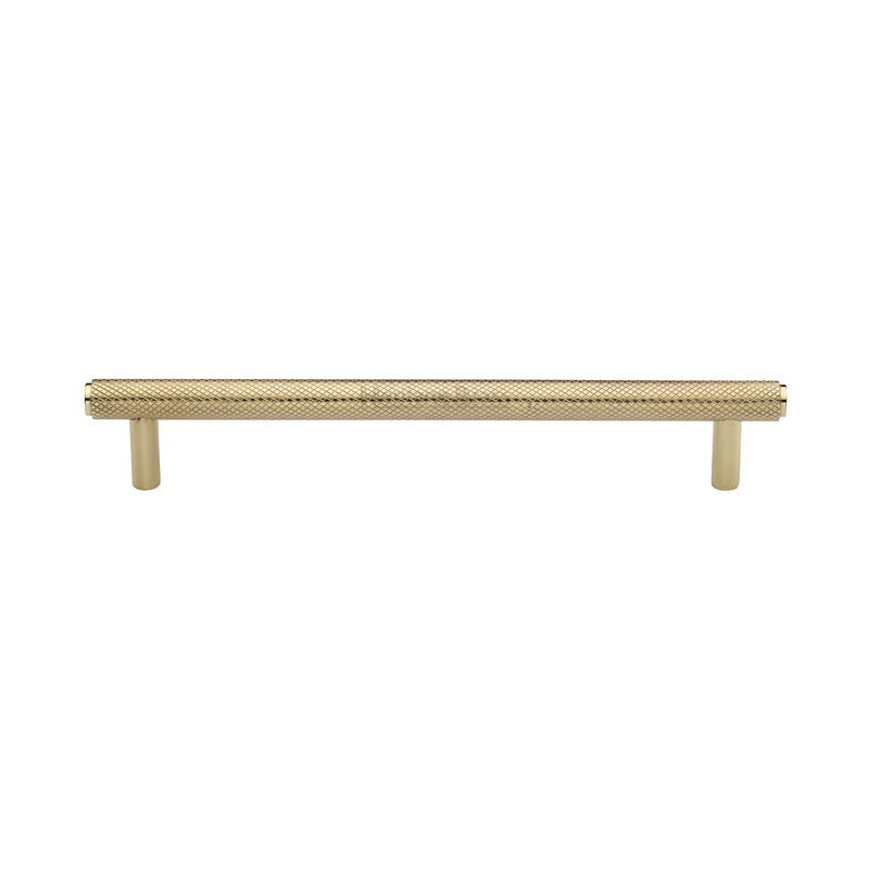 Heritage Brass Signac Heritage Cabinet Pull Complete Knurl Design, Polished Brass, 16cm H x 11cm W x 19.2cm D